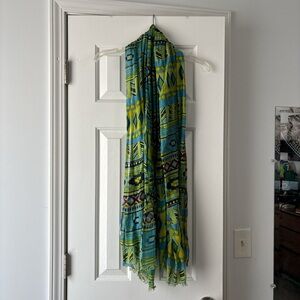 Colorful Geometric Pattern Scarf